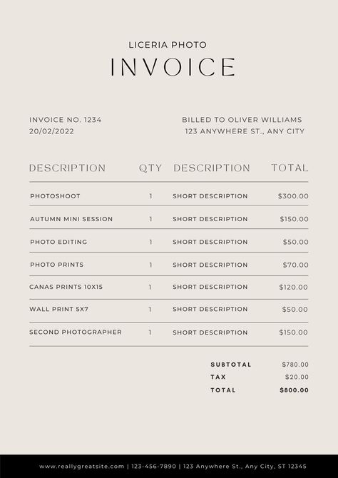 Feeling unprofessional when you send your clients invoices? Not anymore! This simple and professional invoice is easy to edit on Canva, so you can put your best foot forward. With this template, you'll be able to take your business to the next level! #invoice #template #business #proffeshional Invoice Aesthetic, Photography Invoice, Website Design Inspiration Layout, Business Invoice, Simple Photography, Hall Ideas, Social Branding, Invoice Design, Business Cards And Flyers