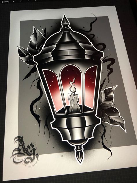 Candle Lantern Tattoo, Lantern Tattoo Design, Old School Tattoo Sleeve, Lantern Drawing, Geisha Tattoo Design, Lantern Tattoo, Japanese Flower Tattoo, Candle Tattoo, Lantern Art