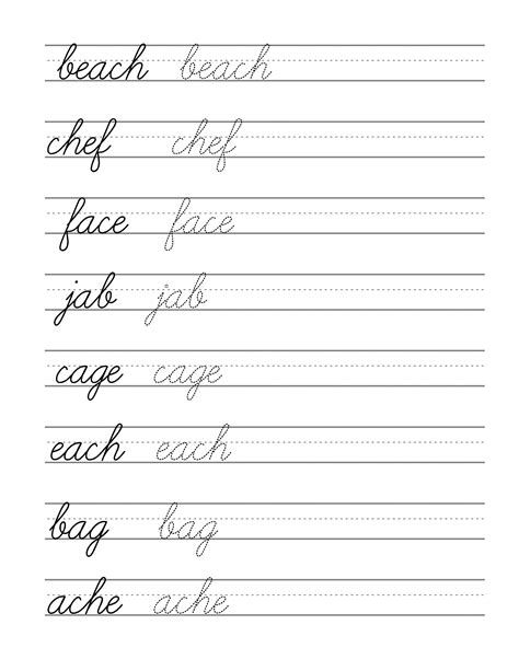 Free Cursive Writing Worksheets - Printable | K5 Learning Cursive Printables Free, Cursive Writing For Kids, Cursive Practice Sheets, Cursive Letters Worksheet, Free Handwriting Worksheets, Writing Sentences Worksheets, Handwriting Template, Printable Handwriting Worksheets, Cursive Writing Practice Sheets