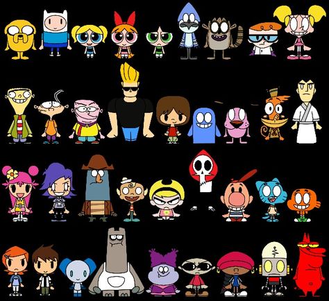 Family Old Cartoon Network Shows, Old Cartoon Network, Cartoon Network Characters, Old Cartoon Shows, Arte Doodle, Cartoon Network Shows, Old School Cartoons, School Cartoon, Regular Show