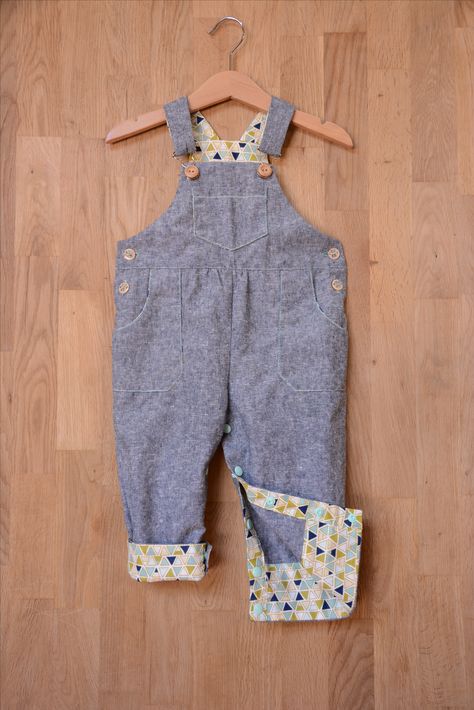 Frankie Dungaree Sewing Pattern for age 6m - 2t from www.twostitchespatterns.com Dungarees Pattern, Dungarees Dress, Dungaree Pattern, Toddler Sewing Patterns, Baby Dungarees, Cotton Lycra Fabric, Cotton Lawn Fabric, Boho Fabric, Gathered Dress