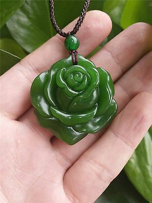 Homecoming Jewelry, Hand Carved Jewelry, Buddha Pendant Necklace, Woman Jewelry, Wax Carving, Buddha Pendant, Rose Necklace, Flower Pendant Necklace, Jade Carving