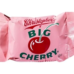 Christopher's Big Cherry Candy - 1.75 oz | CVS Cherry Bars, Moodboard Pngs, 귀여운 음식 그림, Milk Chocolate Candy, Cherry Candy, Png Icons, Chocolate Candy, A White Background, Candy Bar