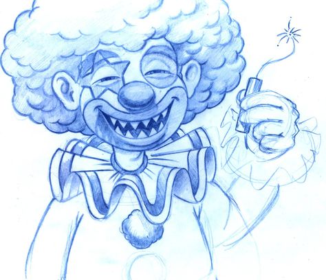 scary halloween drawings | scary 4th of July clown??? Scary Clown Drawings, Cartoon Clown Drawing, Scary Clowns Drawing, Chicano Clown Drawing, Clown Drawing Sketch, Creepy Clown Drawing Sketch, Art The Clown Sketch, Trippy Clown Drawing, Scary Drawings