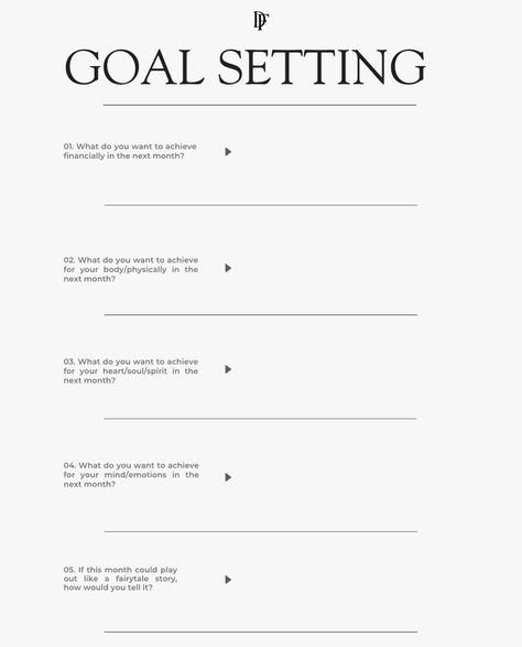 A little goal setting worksheet for you ladies 💋 More in our 30-Day Glow Up ⬆️ #goalsetting #goals #selfimprovement #workbook how to set goals and glow up in 2024 #divinefeminineforum #hotterandricher Goal Worksheet Printables, Setting Goals Worksheet, Organization Life, Year Journal, How To Set Goals, Goal Setting Template, Goals Worksheet, Goal Setting Worksheet, Day Glow