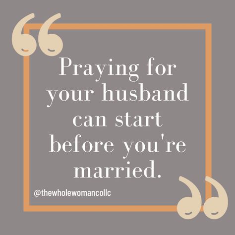 The Word says to pray without ceasing. When you are in constant communication with God, a prayer list could help keep you focused. A few things your could pray for concerning your future husband: -his safety -discernment -wise decision making -his relationship with God -a godly mentor Praying for your future husband doesn't have to be tedious or intimidating. When you begin talking to your heavenly Father about your future husband go expecting a response instead of giving a wish list. #B Praying For Your Future Husband, Praying For Your Husband, Be A Blessing, Pray Without Ceasing, Prayer List, Relationship With God, Dear Future Husband, Dear Future, Godly Man