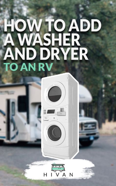 RVs provide most of the modern conveniences we have at home, but they often miss one of the best features we’re used to: a laundry machine! Many new motorhomes have optional washers and dryers, but almost all models made before the last five years or so don’t have anything to clean your clothes. Fortunately, you can add washing machines to your RV. Camper Washing Machine, Rv Washer And Dryer Small Spaces, Rv Washing Machine, Rv Washer And Dryer Ideas, Camper Appliances, Camper Washer And Dryer, Rv Washer Dryer, Rv Laundry, Rv Restoration