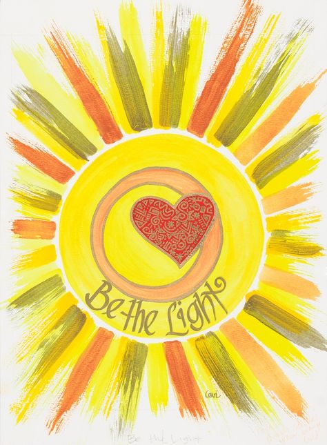 Let Your Light Shine - Etsy Art Soleil, Soul Shine, Painted Rock Ideas, Be The Light, Sun Art, Let Your Light Shine, Kindness Rocks, Rock Painting Designs, Rock Painting Art