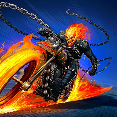 Johnny Blaze Ghost Rider, Ghost Rider Bike, Ghost Rider Art, Ghost Raider, Ghost Rider Johnny Blaze, Ghost Rider 2007, Patrick Brown, Ghost Rider Pictures, Ghost Rider Wallpaper