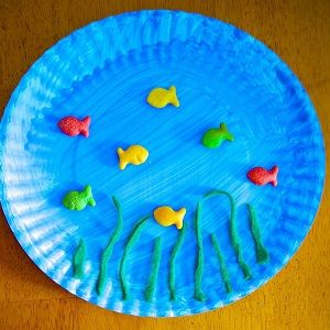 17 Fun Beach Themed Crafts 19 Color Blue Activities, Craft For Preschool, Paper Plate Craft, Beach Themed Crafts, Paper Plate Crafts For Kids, Blue Crafts, Beach Themed Party, Vbs Crafts, Ocean Crafts