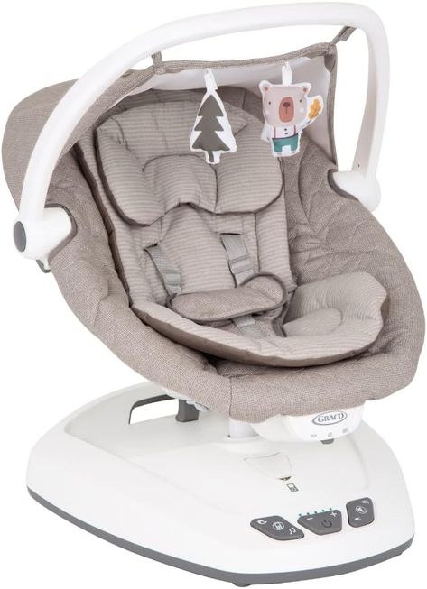 Graco Move With Me Soother with Canopy, 5-Speed Settings with Vibration, Stargazer Baby Soother, Graco Baby, Extended Rear Facing, Baby Brands, Folding Mechanism, Baby Rocker, Baby Wishlist, Prams And Pushchairs, Baby Prams