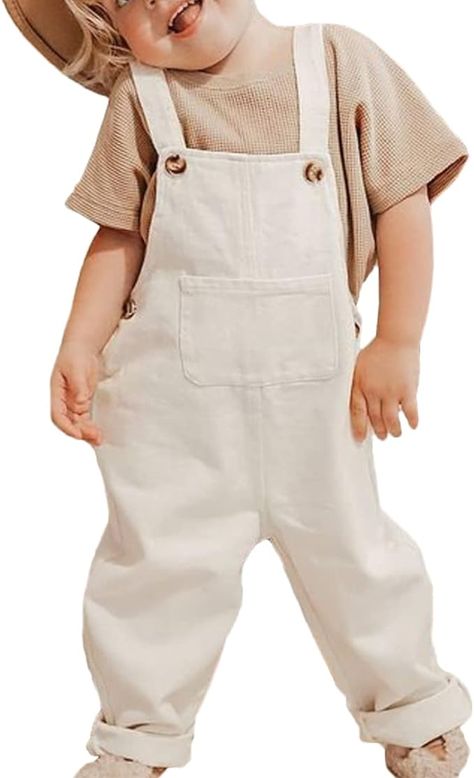 BABY BOYS CLOTHES: This overalls pants leg is long. You should roll it up when your baby wear it. This is the design of pants legs. Straps,beige/navy blue/wine red/green/brown, with bib pocket, long pants Boy Overall Outfits, Toddler Boy Fall Outfits, Boy Fall Outfits, Overalls Baby Boy, Outfits Beige, Baby Boy Fall Outfits, Boy Overalls, Baby Boy Overalls, Boys Overalls