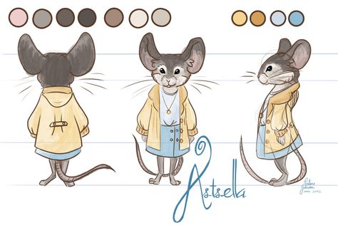 Mouse Oc Art, Mouse Girl Character Design, Mouse Character Design Human, Mouse Character Design, Rat Character, Mouse Character, Art Concepts, Character Model Sheet, Sky Art