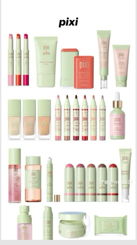 Pixi Cosmetics, Koleksi Makeup, Pixie Makeup, Preppy Makeup, Makeup And Skincare Products, Pixi Beauty, Sephora Skin Care, Perfect Skin Care Routine, Fancy Makeup