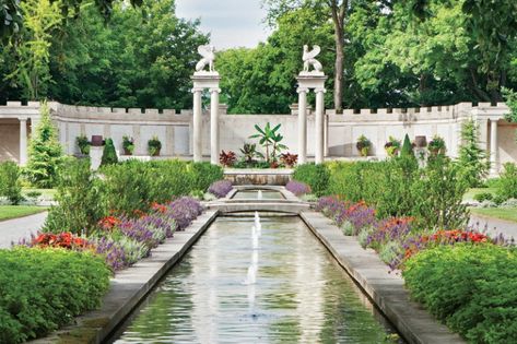 Garden Wall Ideas Decorative, Ancient Greek Garden, Islamic Landscape, Big Garden Ideas, Bricks Garden, Utah Garden, Islamic Garden, Santa Barbara City College, Ecological Garden