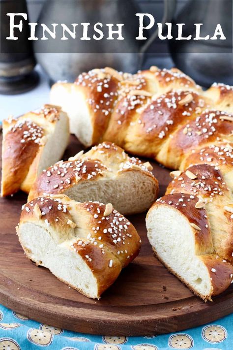 Finnish Pulla Bread Finnish Pulla Bread Recipe, Pulla Bread Recipe, Finnish Recipes, Baked Doughnuts, No Rise Bread, King Arthur Flour, Breakfast Breads, Bread Recipes Homemade, Instant Yeast