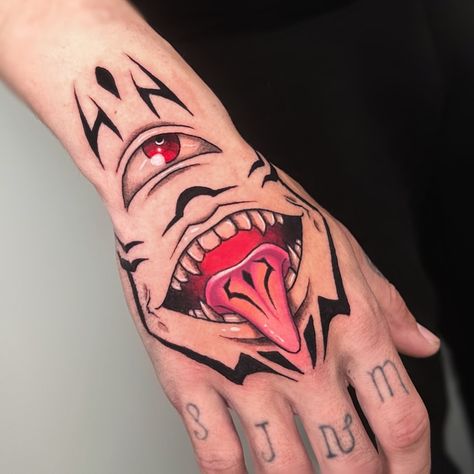 Sukuna hand tattoo for Seb Thank you so much for your trust 🙏🏻 . Done at @sombretache_tattoo . . . . . . #jjk #jujutsukaisen #anime #manga #animetattoo #mangatattoo Anime Hand Tattoos For Women, Anime Hand Tattoo Ideas, Mens Anime Tattoo, Anime Mashup Tattoo, Sukuna Tattoos Ideas, Demon Slayer Hand Tattoo, Anime Tattoos Hand, Sakuna Jujutsu Kaisen Tattoos, Anime Hand Tattoos For Guys