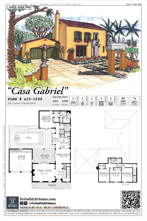 House Layouts With Courtyard, Desert Floor Plans, Hacienda Home Layout, Spanish Style Home Blueprint, Spanish Style House Floor Plans, Spanish Style Home Floor Plans, Desert House Floor Plan, Spanish Villa Home Floor Plans, Spanish Colonial House Plans