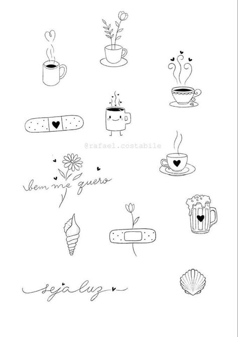 Mini Tattoo, Mini Mini, Friend Tattoos, Cute Easy Drawings, Mini Tattoos, I Tattoo, Easy Drawings, Tattoo Ideas, Tattoo Designs