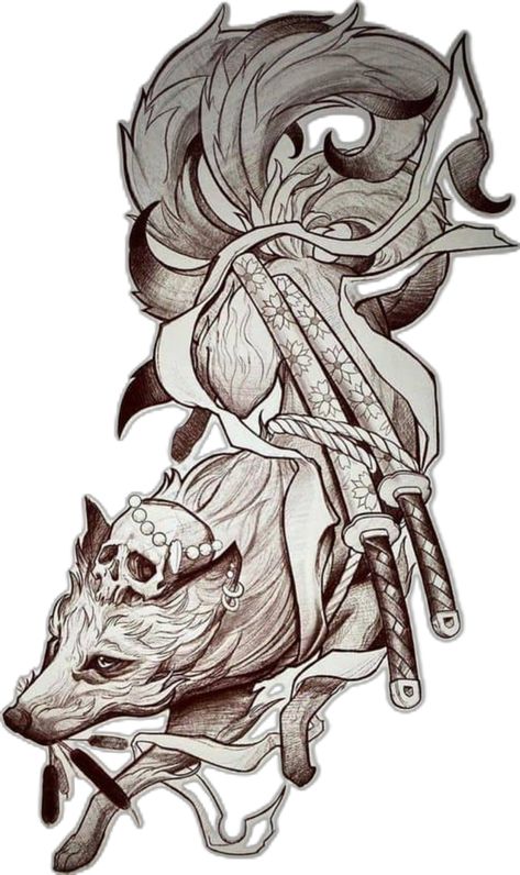 Full Body Fox Tattoo, Inari Fox Tattoo, Kitsune Fox Tattoo, Fox Skull Tattoo, 9 Tailed Fox Tattoo, Fox Tattoo Sketch, Kitsune Tattoo, X Tattoo, Fox Tattoo