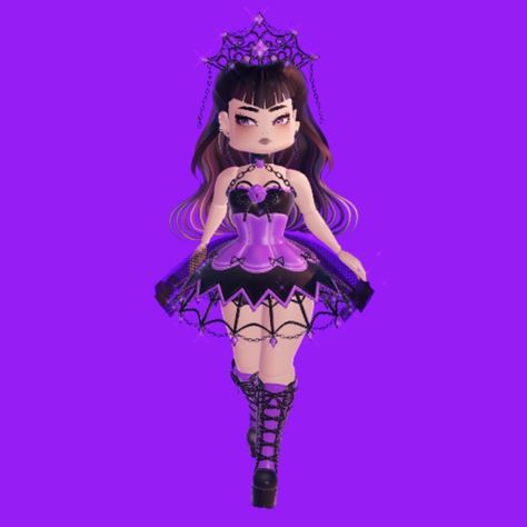 The Shadow Empress - Royal High Shadow Empress Royale High, Shadow Empress, Royal High Outfits Ideas, Royal High Outfits, Royale High, The Shadow, Monster High, Outfits Ideas, Purple