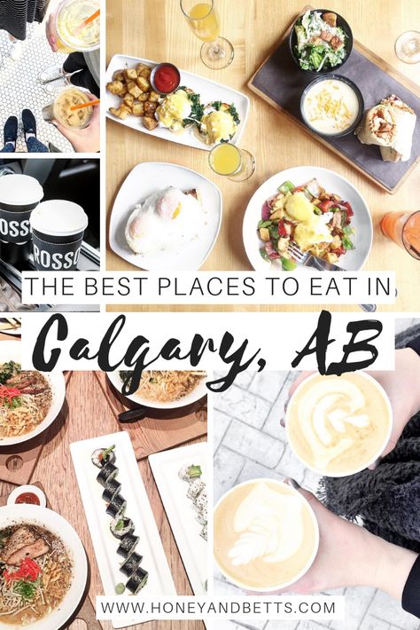 Hannah, from the Edmonton lifestyle blog Honey & Betts, is sharing a list of the best places to eat in Calgary. From downtown Calgary restaurants to cafes! Places To Eat In Calgary, Where To Eat In Calgary, Best Restaurants In Calgary, Calgary Restaurants, Downtown Calgary, Brunch Menu, Valentines Day Gifts, Valentines Day Gifts For Him, Breakfast Bowls