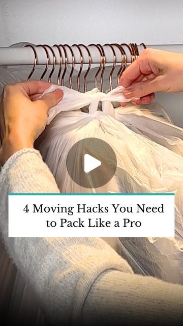 Moving Hanging Clothes Packing Tips, How To Pack Shoes For Moving, How To Pack Clothes For Moving, Moving Tips Packing Organizing, Moving Hanging Clothes, Easy Moving Hacks, Packing Hacks Moving, Moving Tips Packing, Packing Tips Moving