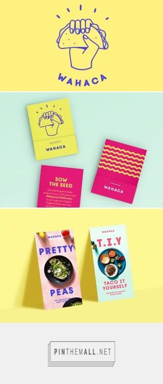 Wahaca rebrand looks good enough to eat | Creative Bloq - created on 2018-12-04 00:02:50 Food Logo, Homemade Food, Logo Food, Good Enough, Homemade Recipes, Branding, ? Logo