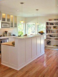 8 Kitchen Organizing Ideas For Messy Cooks Kitchen Island Bar Height, Transitional Kitchens, Modern Cupboard, Kitchen Island Bar, Kitchen Decorations, Kitchen Redo, Blue Kitchens, Trendy Kitchen, Updated Kitchen