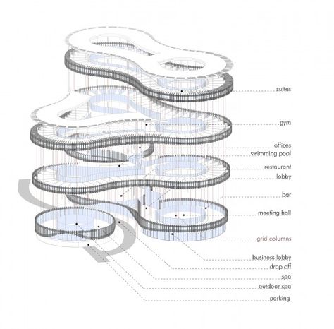 Koshino House, Parking Plan, Hotel Concept, Landscape Model, Mall Design, Roof Architecture, Concept Diagram, Hotel Architecture, Architecture Design Concept