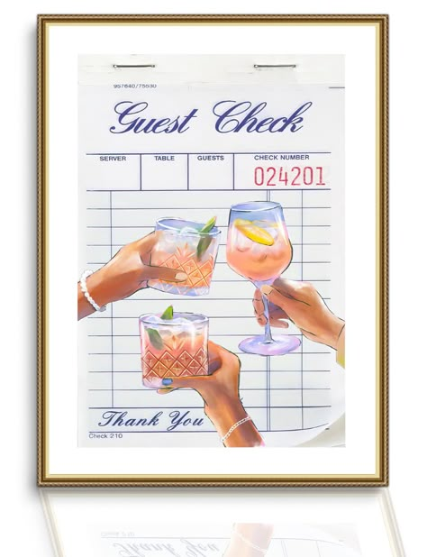 PRICES MAY VARY. Title: Guest Check Wall Art Retro Trendy Cocktail Poster Trendy Bar Cart Wall Decor Room Aesthetic Canvas Picture Painting Colorful Champagne Print Happy Hour Pink Girly Preppy Style Unframed Size: 12x16. Product Type: Categories > Wall Art > Posters & Prints Trendy Bedroom Art, Cute Wall Art Painting, Apartment Prints Wall Art, Colorful Prints Wall Art, Grandmillenial Coastal, Wall Decor College Apartment, Aesthetic Wall Pictures, Decor Pictures Wall Art, Girly Bar Cart