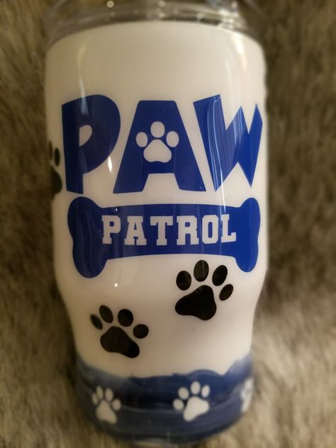 Paw Patrol Tumbler, Glitter Things, Yeti Cups, Yeti Cup, Pixie Haircut For Thick Hair, Creation Crafts, Tumbler Cups Diy, Kids Tumbler, Glitter Cups