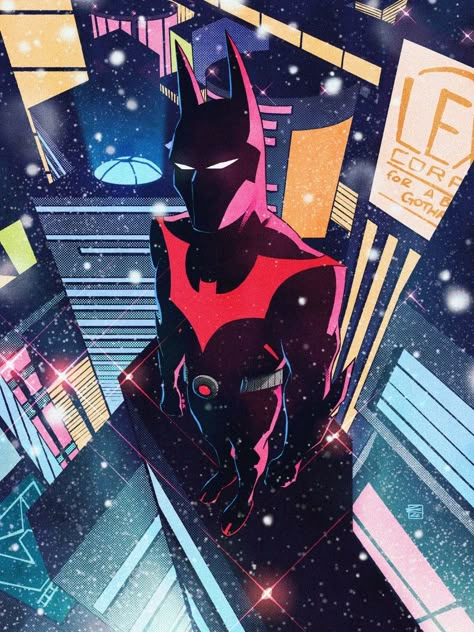 Batman Beyond Fanart, Batman Beyond Wallpaper, Batman Beyond Terry, Batman Pfp, Terry Mcginnis, Spiderman Comic Art, Batman Comic Wallpaper, Spider Man 2099, Batman Pictures