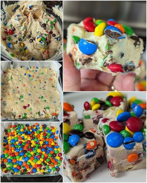 M&M COOKIE DOUGH FUDGE🍪... - The Foreign Fork Cookie Dough Fudge, Princess Pinky Girl, M M Cookies, Sister Christmas, Looks Yummy, Fudge, Cookie Dough, Food To Make, Dough