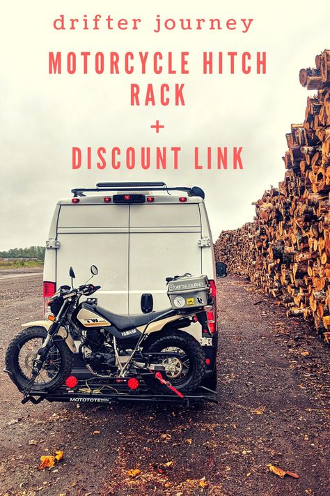 Van Life Motorcycle, Motorcycle Van, Motorcycle Overlanding, Rv Motorcycle Carrier, Van With Motorcycle Rack, Truck Motorcycle Carrier, Motorcycle Rack For Truck, Moto Van, Motorcycle Carrier Rack