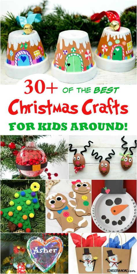 What better way to spend a snowy afternoon than creating fun Christmas crafts? From reindeer, Santa, and more, the kids will be delighted for the chance to make these fun and easy crafts! #christmascraftsforkids #craftsforkids #kidscrafts Fun Christmas Crafts For Kids, Best Christmas Crafts, Christmas Countdown Crafts, Fun And Easy Crafts, Preschool Christmas Crafts, Christmas Crafts For Kids To Make, Kids Christmas Ornaments, Christmas Arts And Crafts, Christmas Crafts To Make