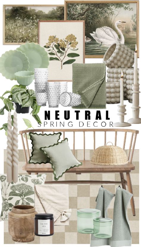 Spruce up your home for spring with these neutral decor favorites! #spring #springdecor #springdecorating #springinspiration Modern Spring Decor, Neutral Spring Decor, Hallway Inspiration, Transforming Furniture, Bookcase Styling, Decorating Advice, Budget Home Decorating, Counter Decor, Spruce Up Your Home