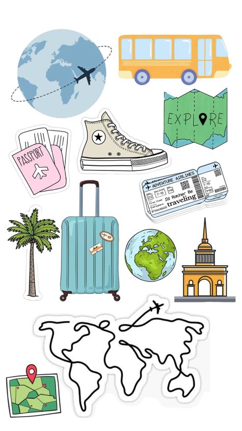 Travel Stickers, Travel