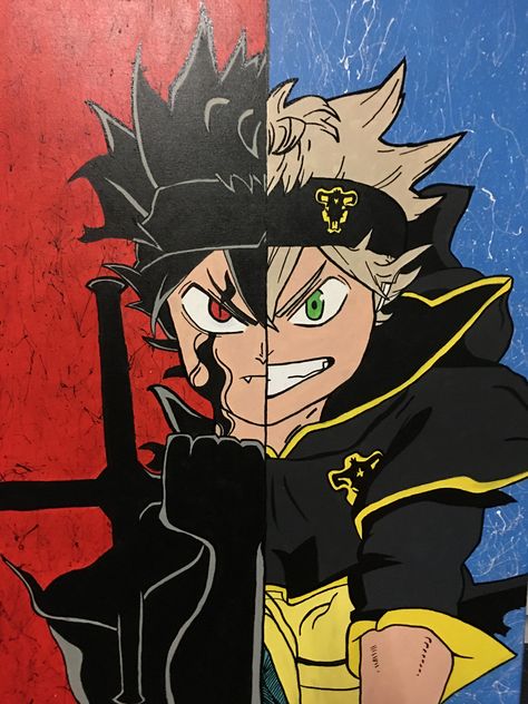 Hand Painted Portrait of Asta from Black Clover. We are conducting a follow for follow! Let us know what you would like to see next and you can email us at pezocomicarts@gmail.com Asta Black Clover Painting, Black Clover Painting, Asta Drawing, Hard Paintings, Morty Painting, Clover Painting, Follow For Follow, Tshirt Illustration, Inspiration Painting