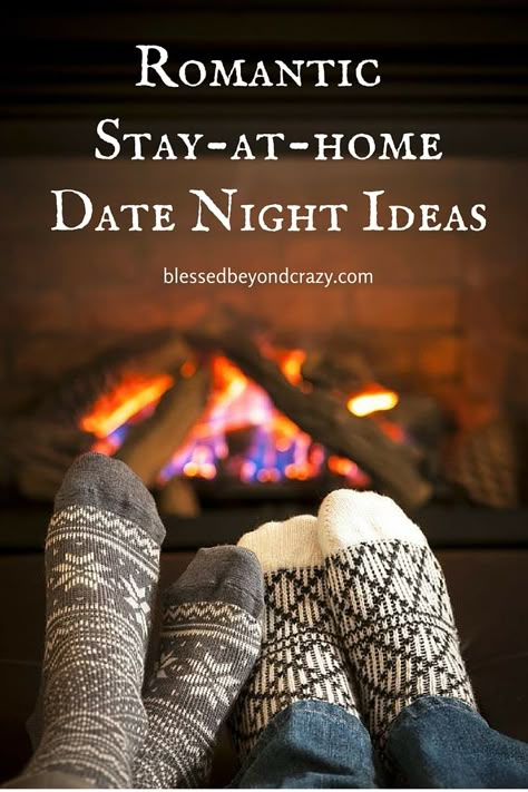 Romantic Stay-At-Home Date Night Ideas - you don't need to go out of your home to have a truly romantic evening with your love. Here are some great ideas for enjoying time together and get those sparks flying! #blessedbeyondcrazy #datenight #Valentine Home Date Night Ideas, Home Date Night, Couple Fun, At Home Date, Romantic Ideas, Couple Stuff, Finance Goals, Date Night Ideas, Romantic Date Ideas