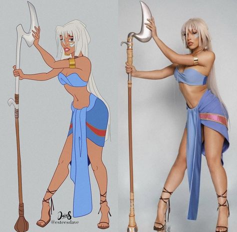 Milo And Kida, Airport Pics, Princess Kida, Black Cosplayers, Hot Halloween Outfits, Clever Halloween Costumes, Image Swag, Halloween Costume Outfits, Ad Campaigns