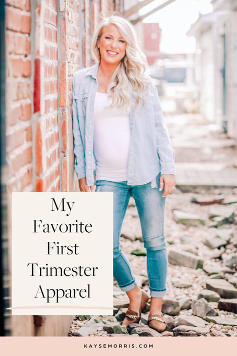 You'll love this apparel for your first trimester! These pregnancy clothes were essential for my workouts and daily wear! Hide The Bump Outfits First Trimester, Comfy First Trimester Outfits, Fall First Trimester Outfits, Work Outfits To Hide Pregnancy, First Trimester Work Outfits, Cute Bump Outfits, First Trimester Outfits Fall, First Trimester Outfits Winter, Pregnant Jumpsuit Outfit