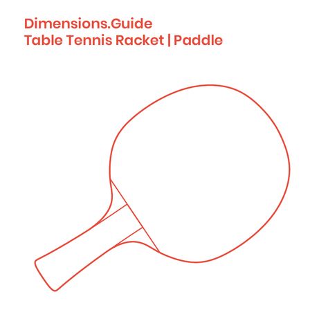 Table Tennis | Ping Pong Paddles are laminated rubber sponge covered wooden rackets comprised of a blade and a handle. Ping pong paddles have an average blade length of 6.7” | 17 cm, an average blade width of 5.9” | 15 cm, and an overall length between 9.45”-10.25” | 240-260 mm. Birthday Cake Designs, Table Template, Table Tennis Racket, Ping Pong Paddles, Tennis Rackets, Cake Designs Birthday, Table Tennis, Everyday Objects, Ping Pong