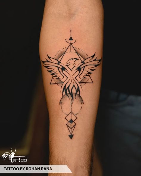 Phoenix Tattoo For Men, Meaningful Tattoos For Men, Arm Tattoos For Guys Forearm, Phönix Tattoo, Simple Arm Tattoos, Simple Tattoos For Guys, Forearm Band Tattoos, Wrist Tattoos For Guys, Simple Tattoo Designs