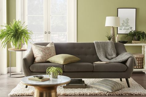 Back To Nature: Behr Paint's 2020 Color of the Year | Hawaii Home + Remodeling Behr Paint Colors Grey, Behr Colors, Life Paint, Green Paint Colors, Grey Paint Colors, Room Paint Colors, Paint Colour, Interior Paint Colors, Paint Colors For Living Room