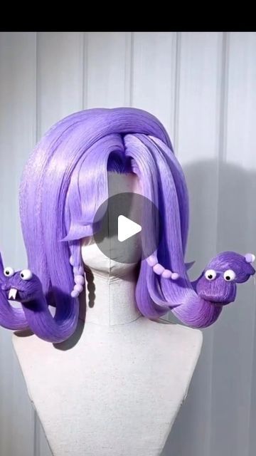 behindthechair.com on Instagram: "* Celia from Monsters Inc. 🌟😜💜💜💜    by @youvimi_wig  cr： 神奇栗栗子 #Hairreels #BEHINDTHEHCHAIR #cosplayhair #btcReelQuickie  #wigs #wig #halloweencostume #cartoonhair #celiamonstersinc" Celia Monsters Inc Costume Diy, Mike And Celia Costume, Celia Monsters Inc Costume, Wig Costumes Halloween, Youvimi Wig, Selkie Costume, Celia Costume, Wig Costume Ideas, Monsters Inc Celia