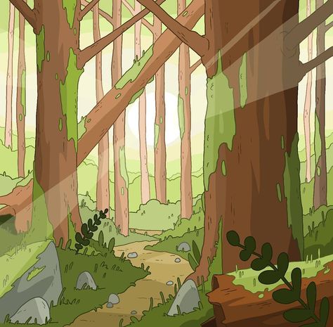 New environment! Should I include the sun beams or nah? I think they add a cool effect. Childs Drawing, Mi Wallpaper, Sun Beams, Forest Style, Art Story, Game Concept Art, Scene Design, Cartoon Background, New Environment