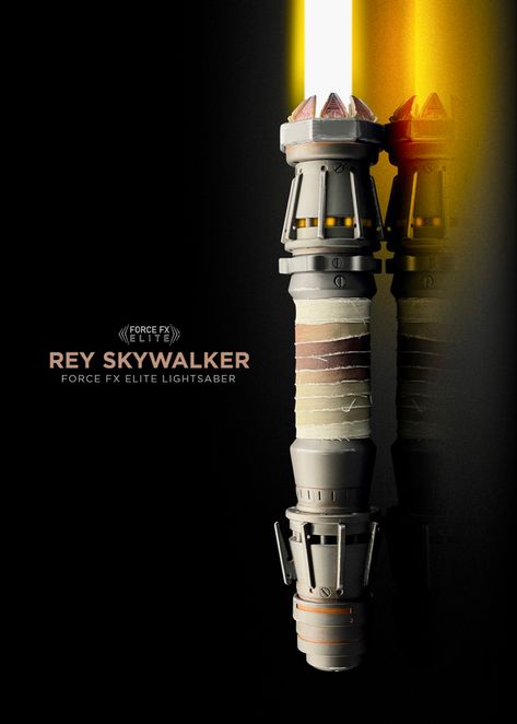 Rey Skywalker Lightsaber, Rey Lightsaber Tattoo, Rey's Lightsaber, Rey Lightsaber, Lightsaber Tattoo, Rey Palpatine, Lightsaber Hilts, Skywalker Lightsaber, Bobba Fett