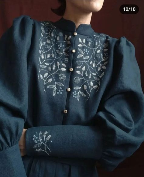 Youth Clothing, Pola Sulam, Retro Mode, Fashionista Clothes, 자수 디자인, Easy Trendy Outfits, Embroidery Suits, Embroidered Clothes, Modest Fashion Outfits