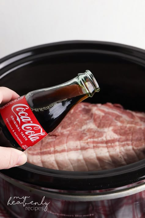 Slow Cooker Coca Cola Pulled Pork Recipe Pulled Pork Crock Pot Recipes Bbq, Gluten Free Pumpkin Cake, Pork Roast Crock Pot Recipes, Pulled Pork Roast, Crockpot Pork Roast, Crock Pot Pulled Pork Recipe, Pot Roast Crock Pot Recipes, Pulled Pork Recipe, Tender Meat